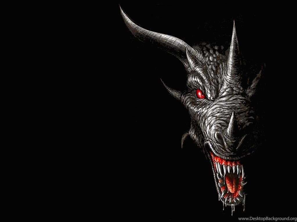 1024x768 Black Dragon Art Tattoos Awesome Wallpaper Desktop Background