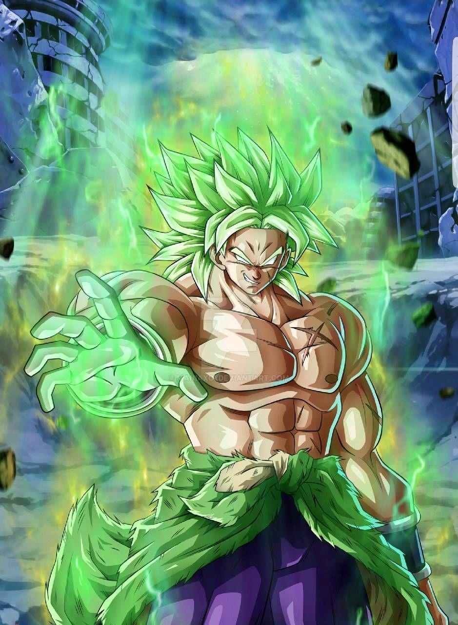 939x1280 Broly Phone Wallpaper