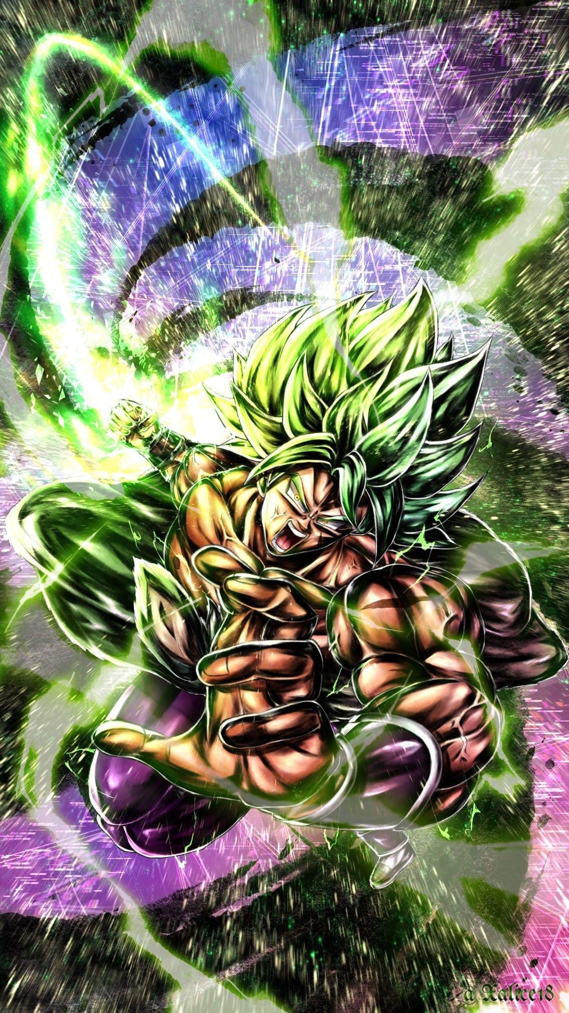 1135x2019 Broly Wallpaper