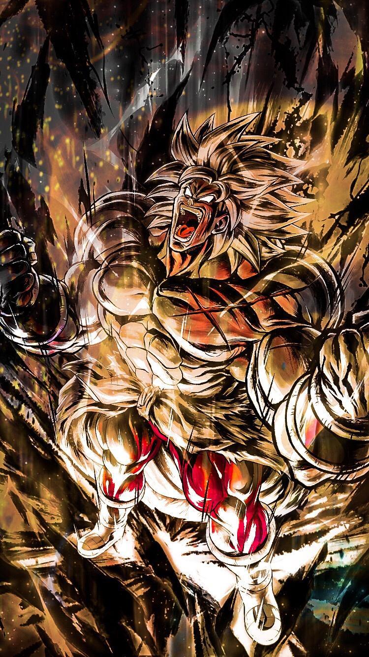 750x1334 Broly Phone Wallpaper