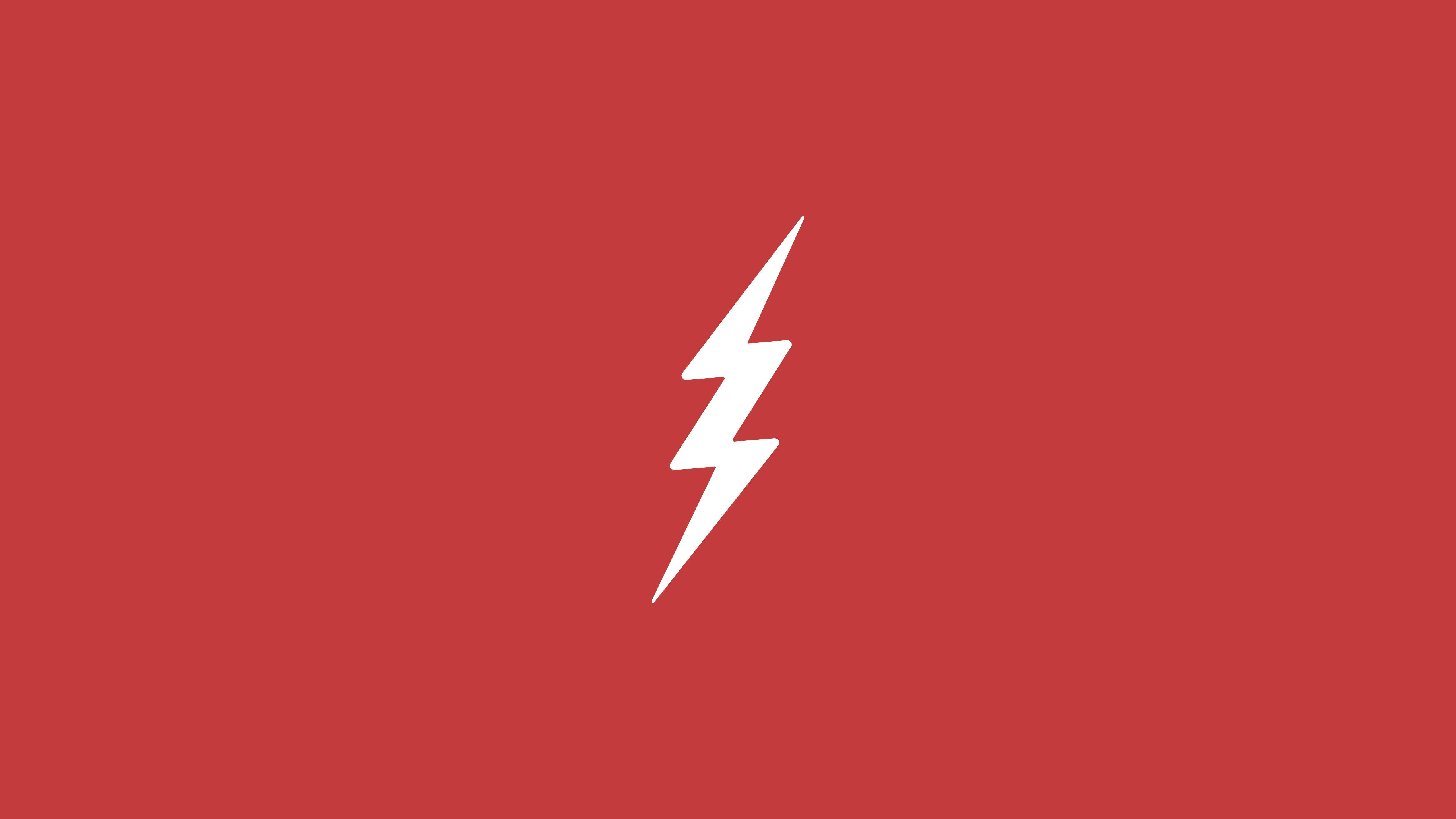 5120x2880 Flash Logo Minimalism, HD Artist, 4k Wallpaper, Image