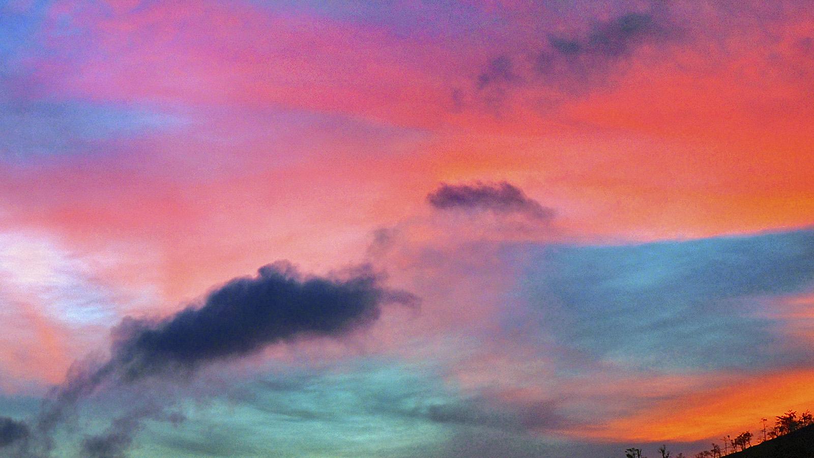 1600x900 Sky Rainbow Cloud Sunset Nature Wallpaper