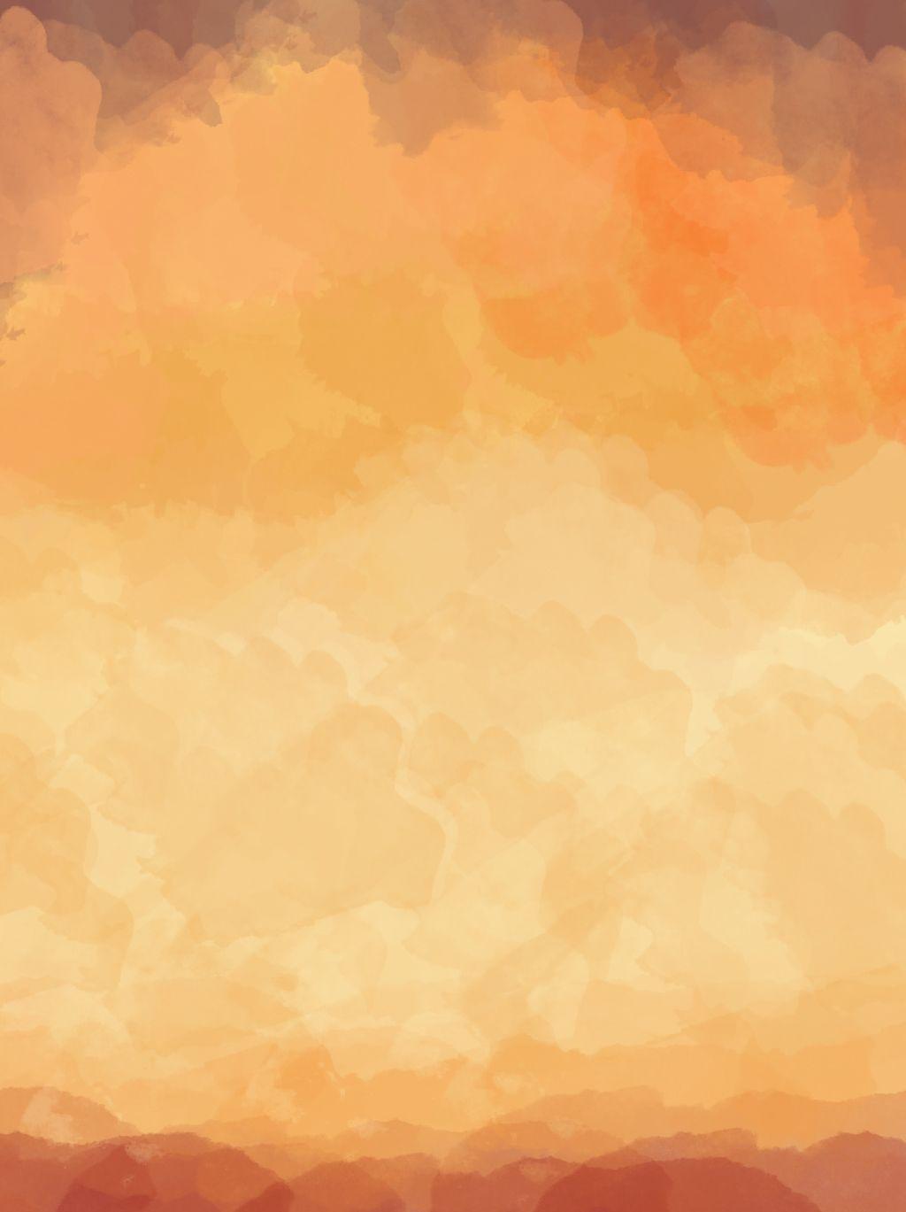 1024x1369 orange background, brown background, sunset background, sunset, sunset clouds, orange watercolor, watercolor gra. Paint background, Sunset background, Orange background