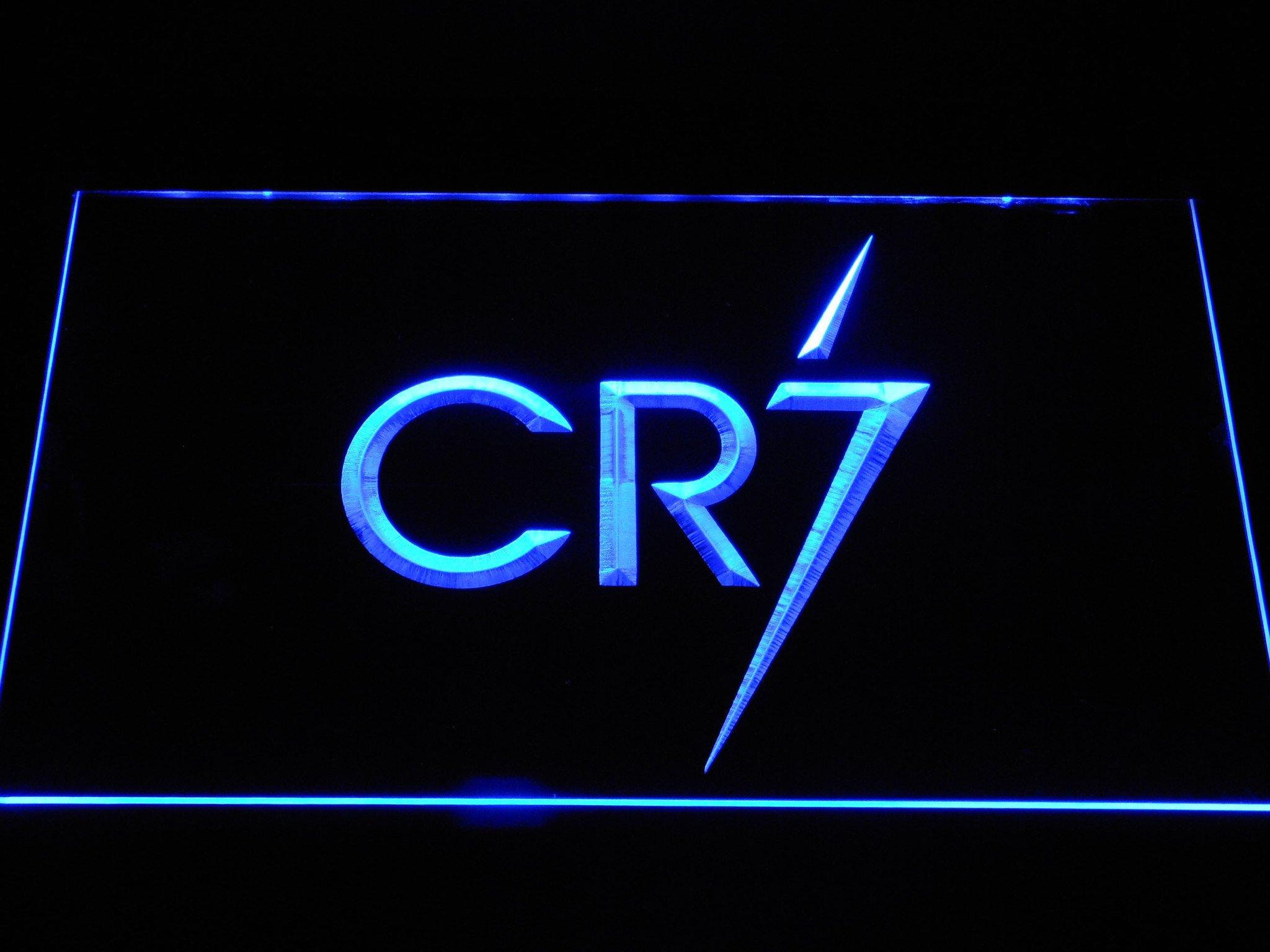 2048x1536 Real Madrid CF Cristiano Ronaldo CR7 Logo LED Neon Sign