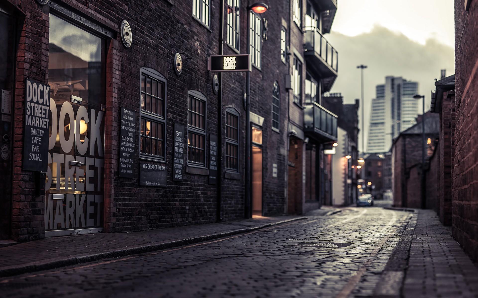 1920x1200 City Street Background