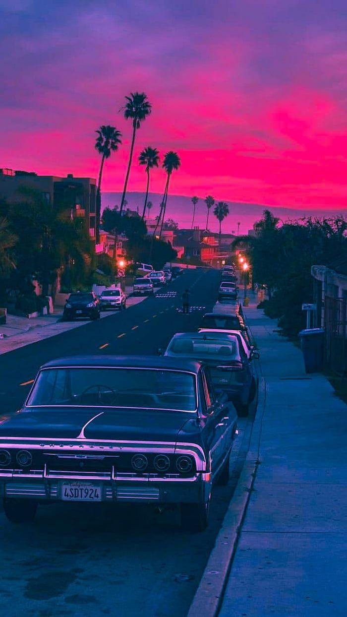 700x1244 This street view. Landscape wallpaper, Scenery wallpaper, Sky aesthetic
