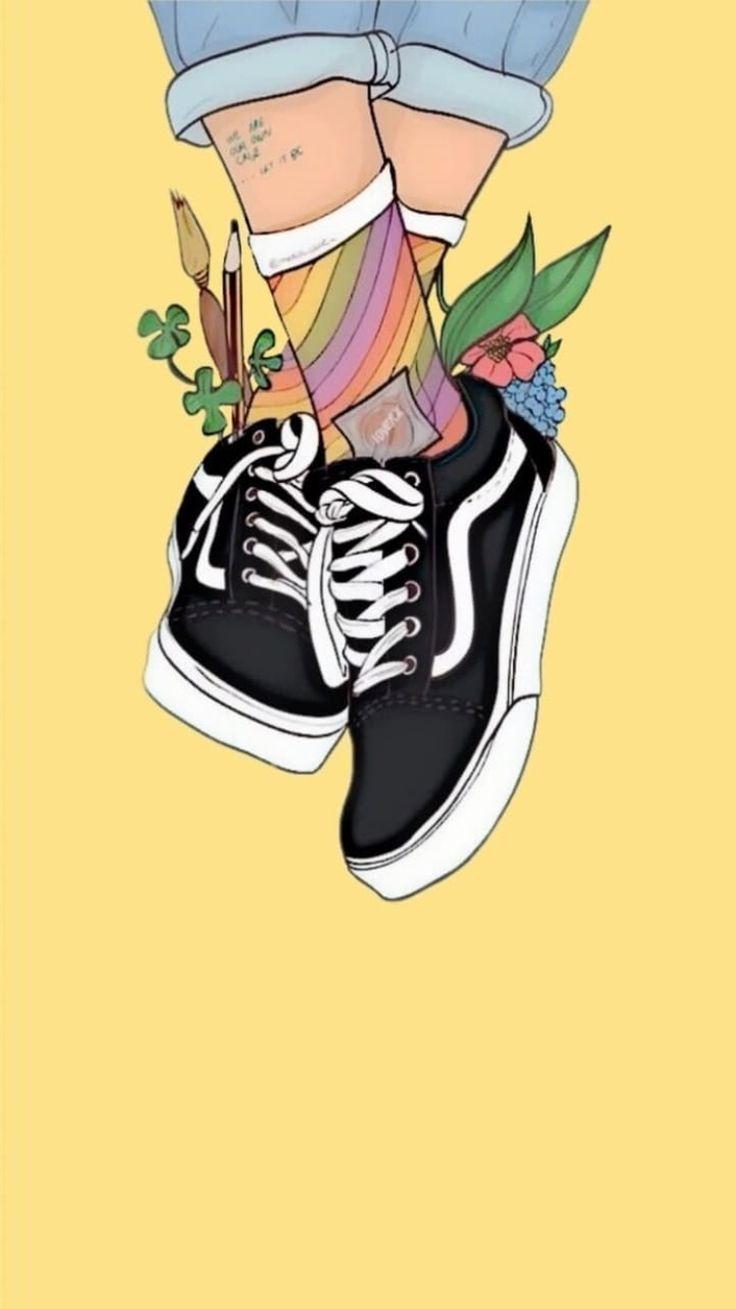 736x1309 Duvar Kağıdı. Hypebeast wallpaper, Shoes wallpaper, Cute cartoon wallpaper