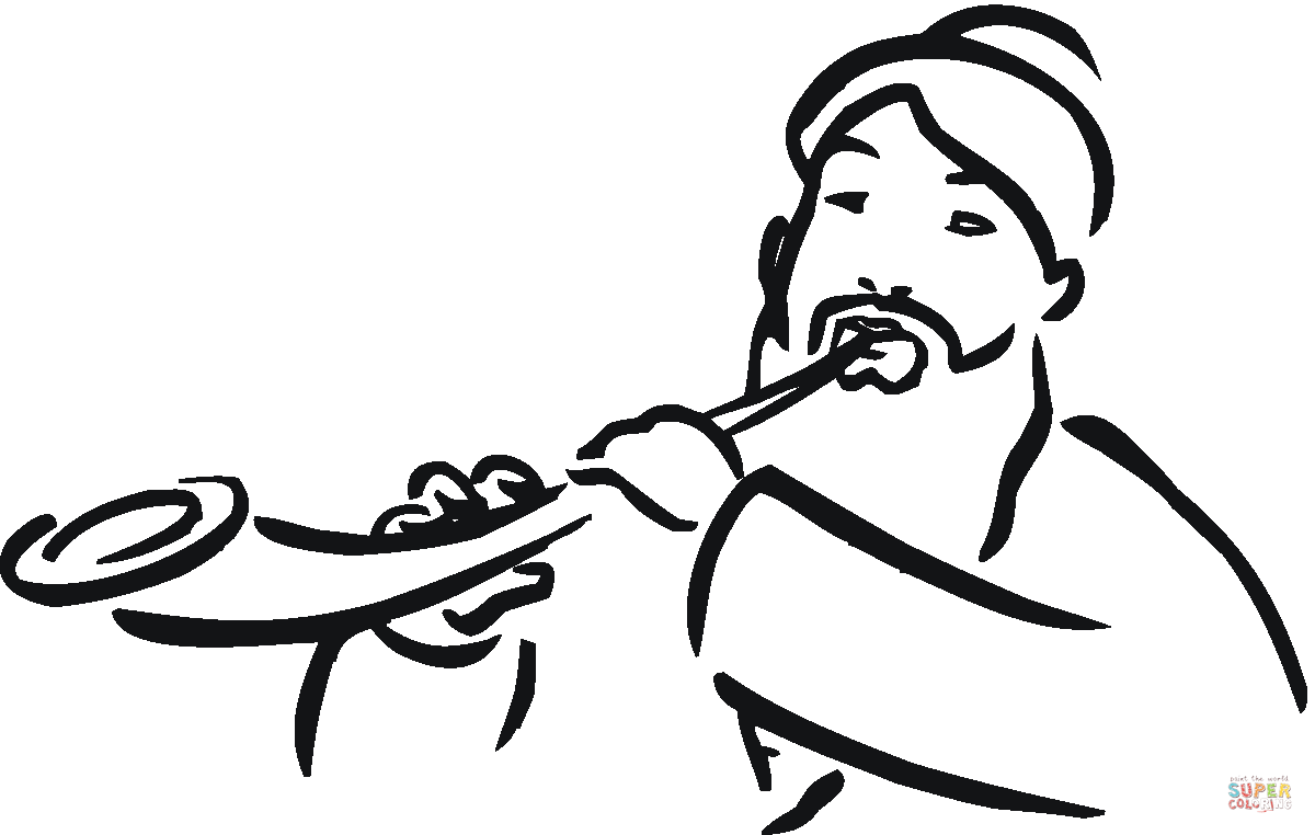 1200x762 Rosh Hashanah celebration coloring page