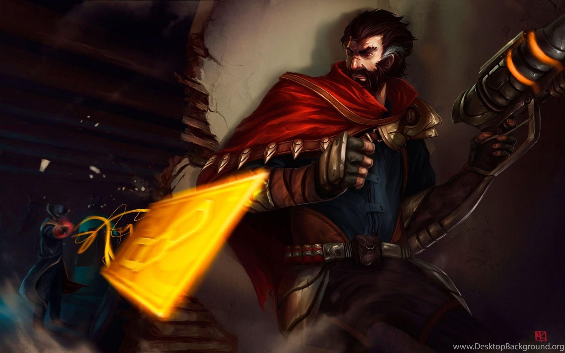 1920x1200 Graves Vs TwistedFate Fan Art League Of Legends Wallpaper Desktop Background