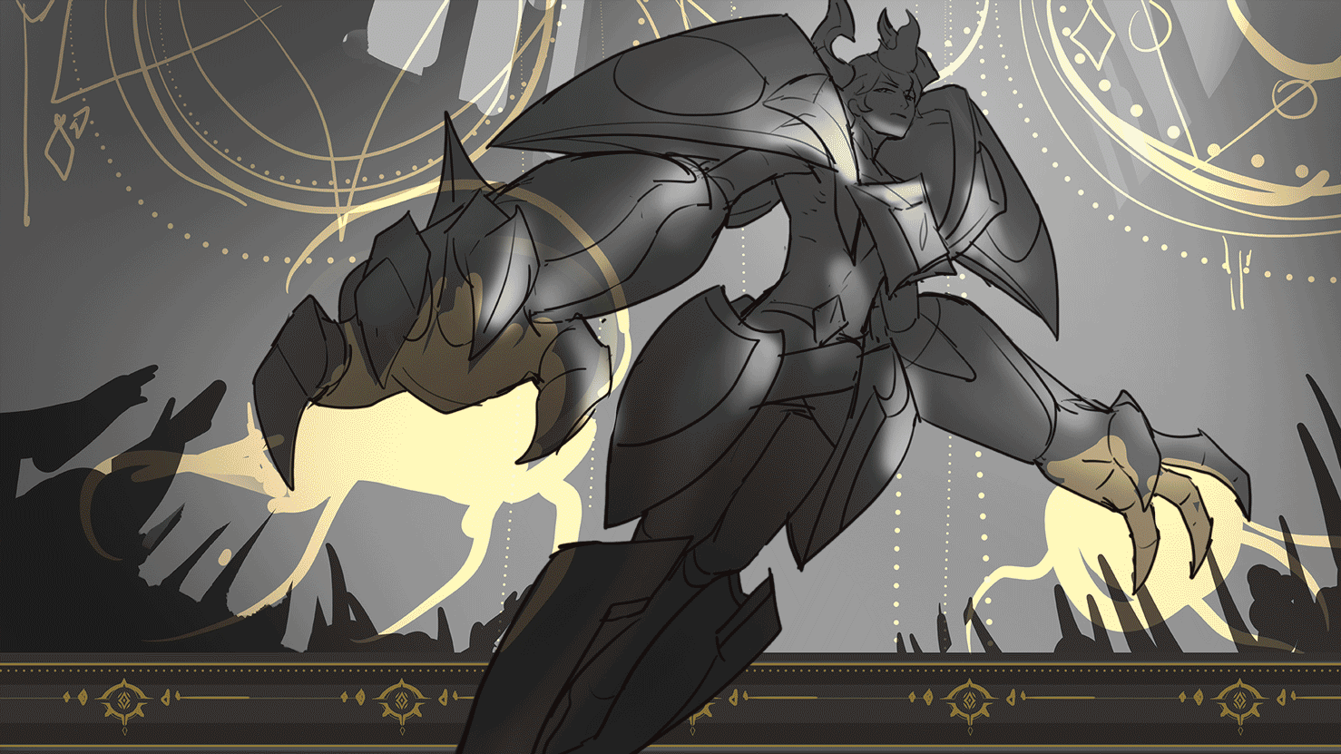 1478x831 Arcana Xerath Art League of Legends, Deiv Calviz (David Villegas)