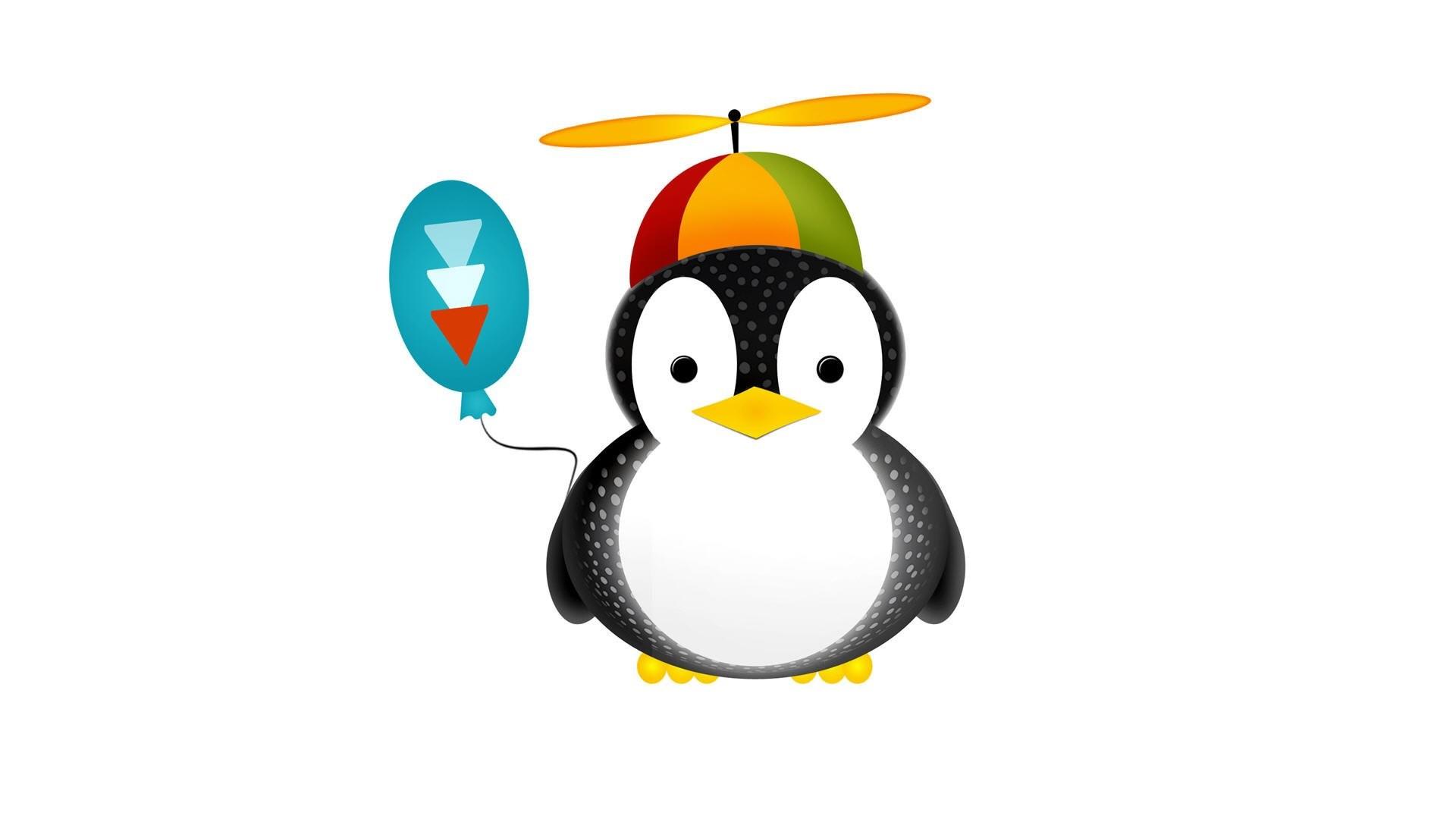 1920x1080 Christmas Penguin