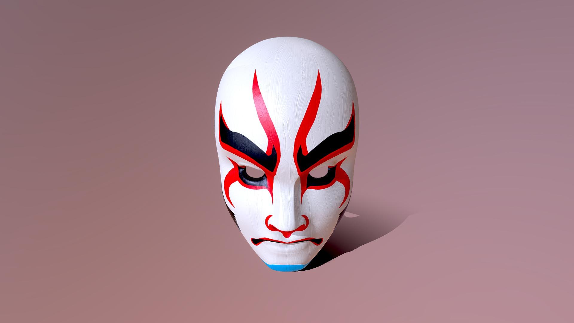 1920x1080 Kabuki Mask model by Kevin Mindreau [8d7ff69]
