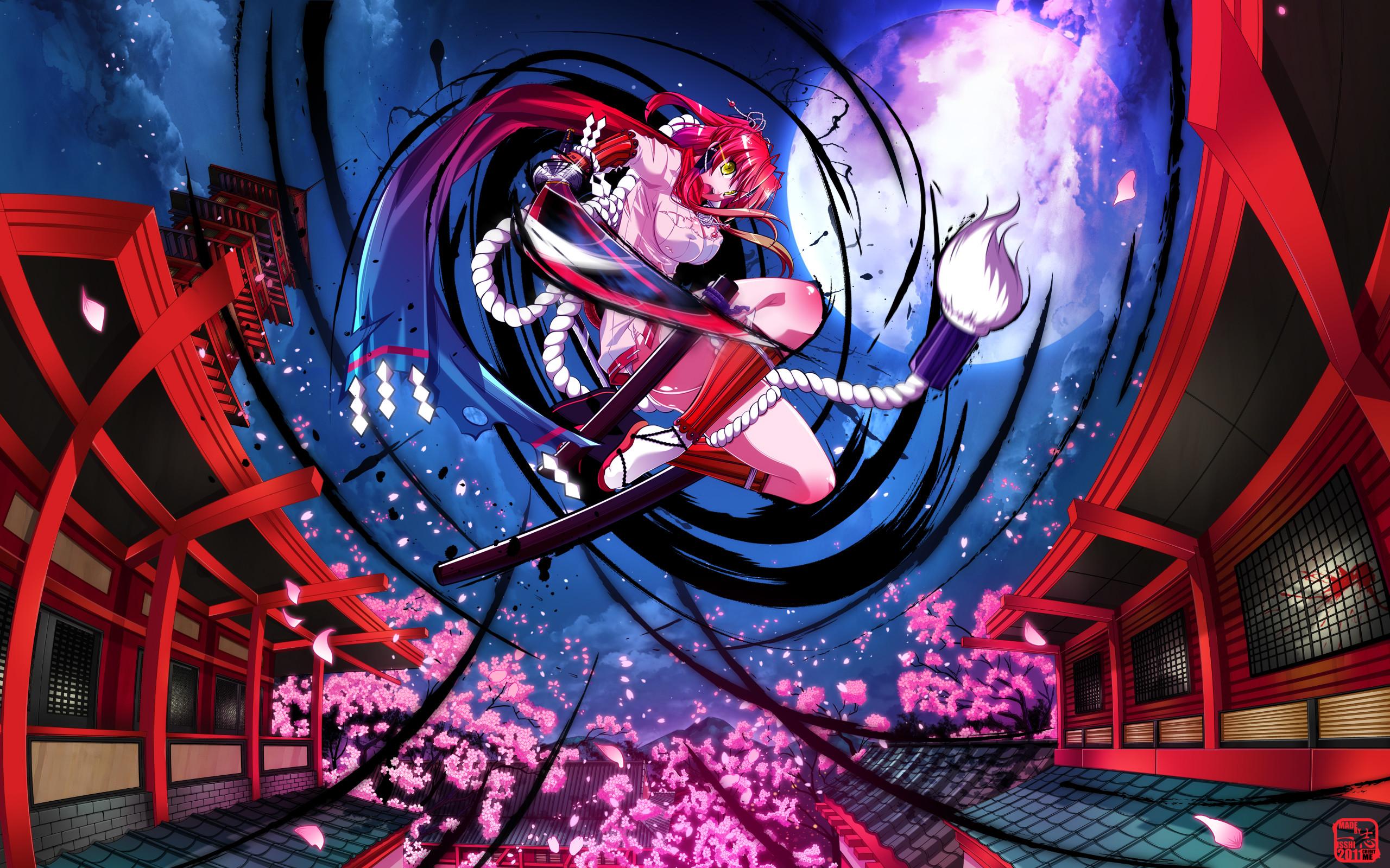 2560x1600 Wallpaper Anime Mask Samurai