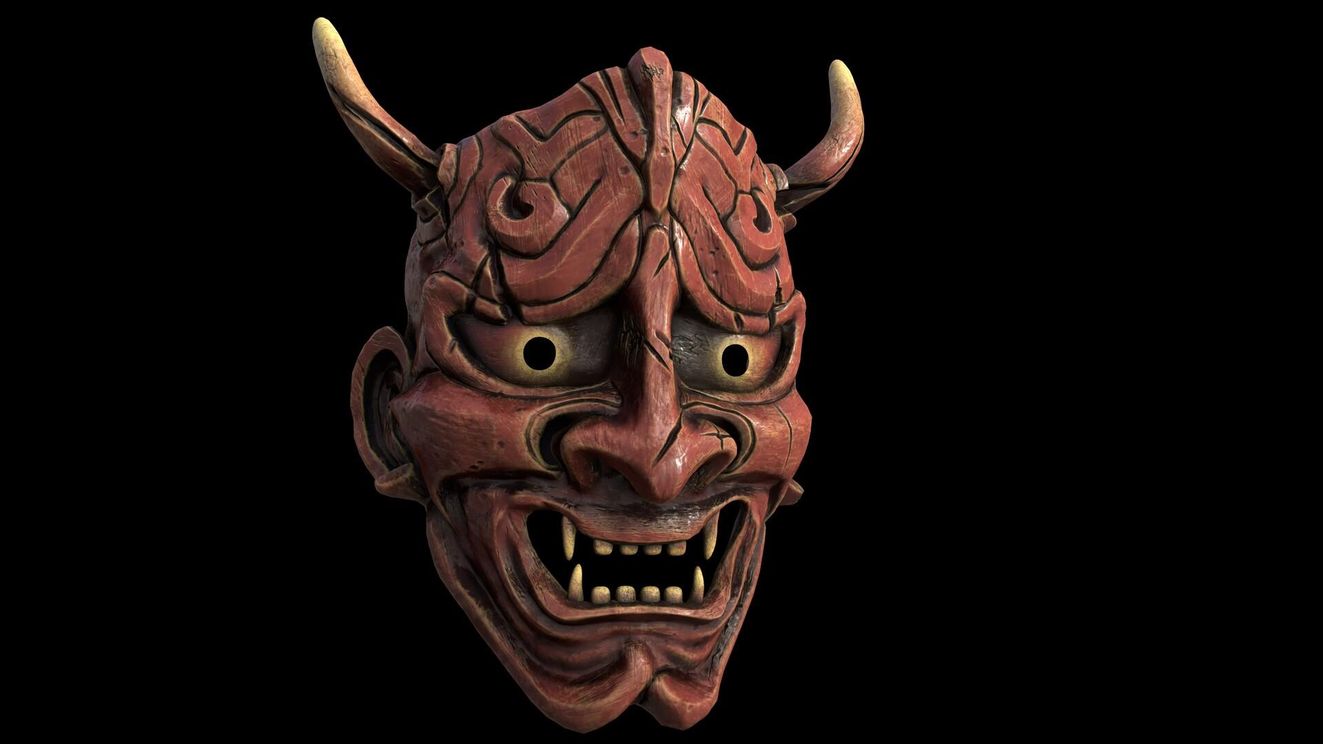 1920x1080 Hannya mask, Ashton Fora