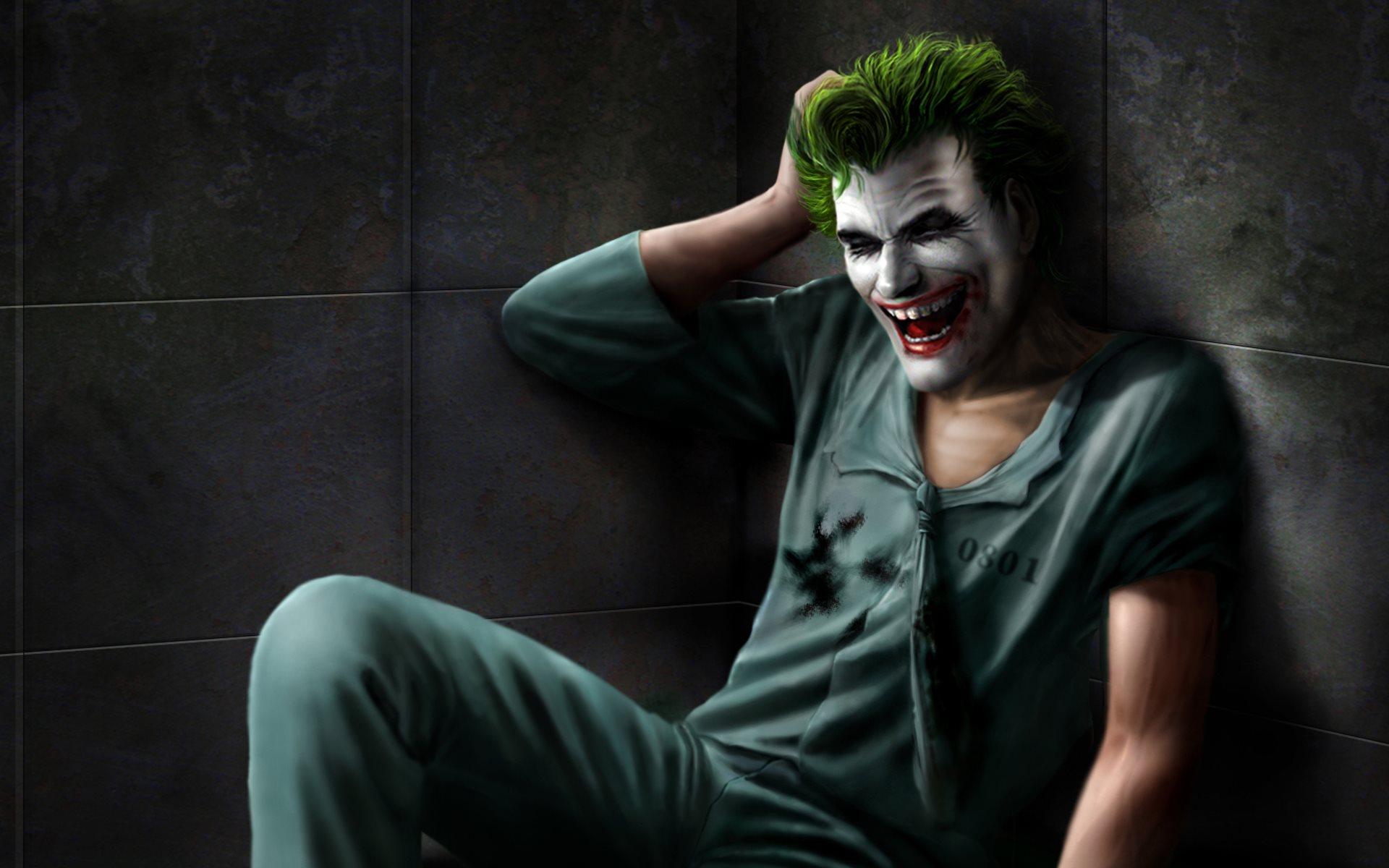 1920x1200 Download Wallpaper Joker, Profile, Wall, Anti Hero, Laughing Joker, Creative, Superheroes, Antagonist For Desktop With Resolution 1920x1200. High Quality HD Picture Wallpaper