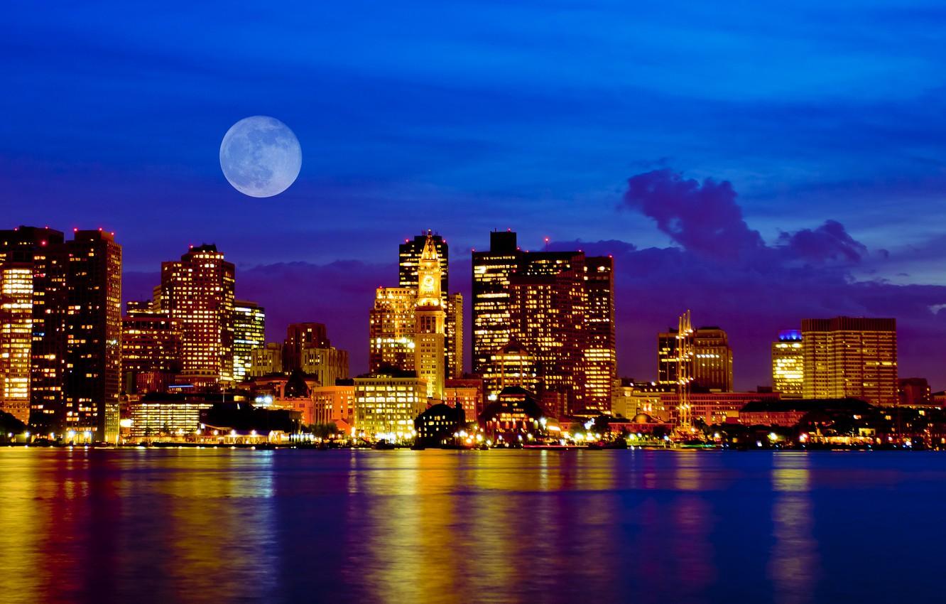 1332x850 Wallpaper city, the city, USA, Boston, Massachusetts image for desktop, section город