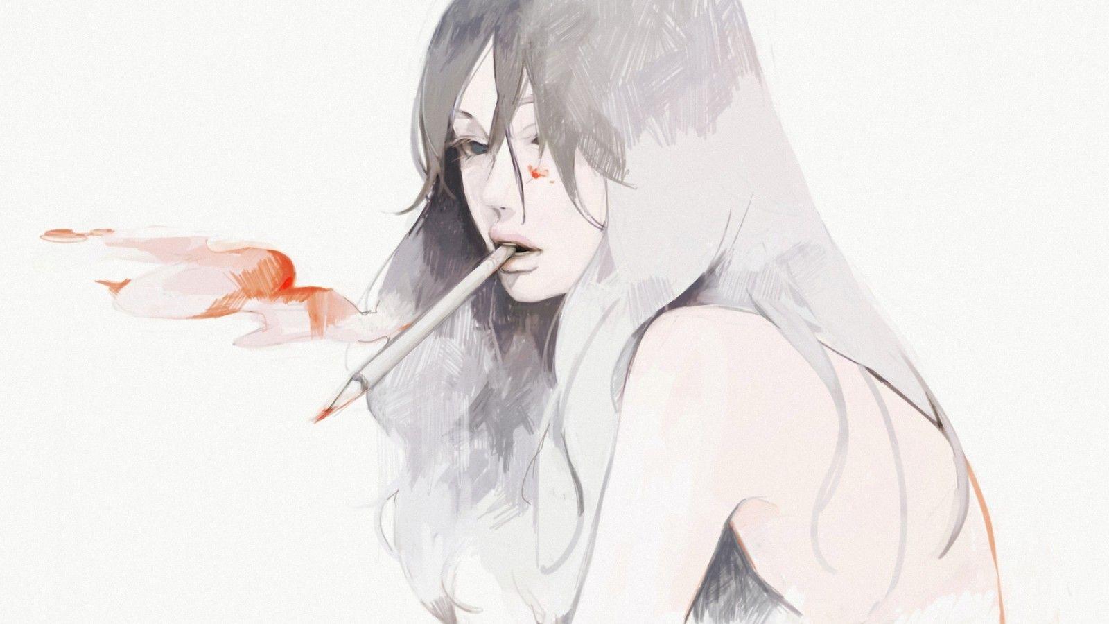 1600x900 Aesthetic Girl Desktop Wallpaper