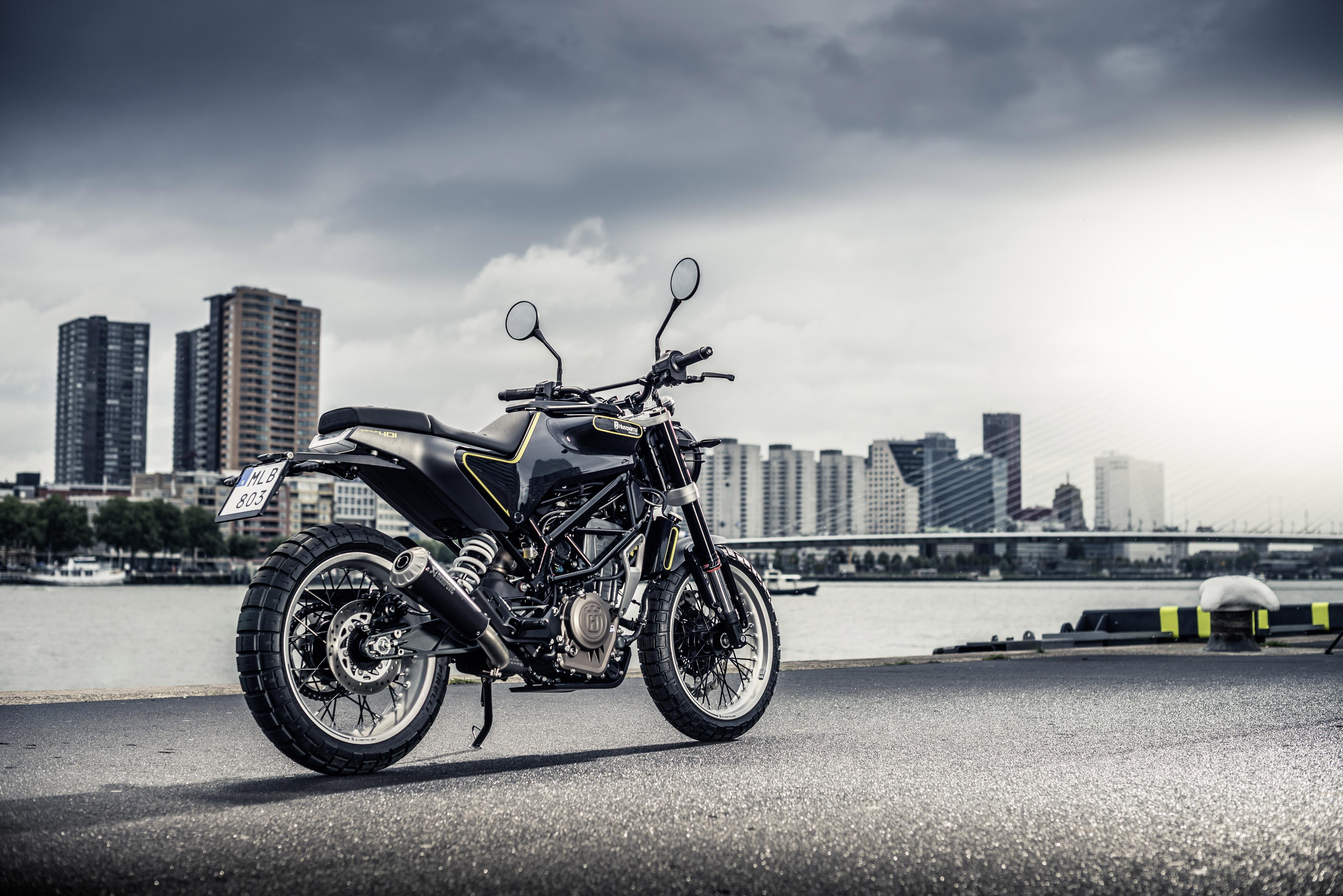 4096x2734 Husqvarna Svartpilen 401 2017 Rear, HD Bikes, 4k Wallpaper, Image, Background, Photo and Picture