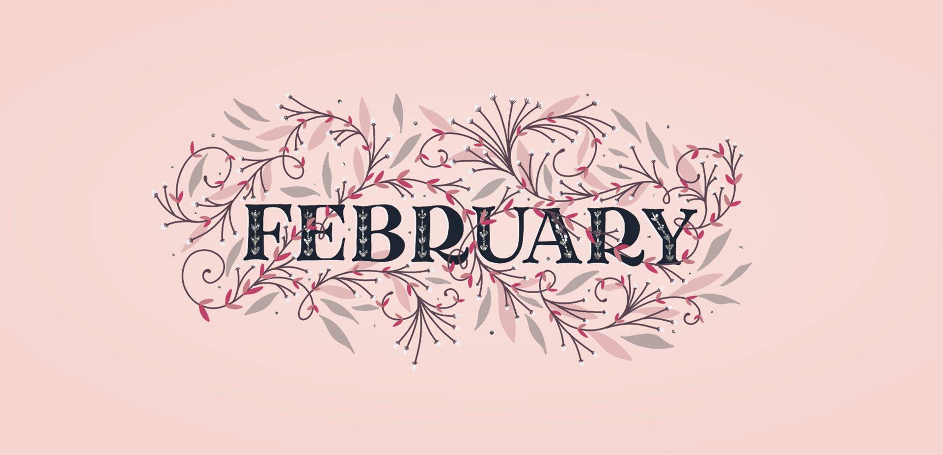 February 2016 Desktop Calendar Wallpaper  Paper Leaf