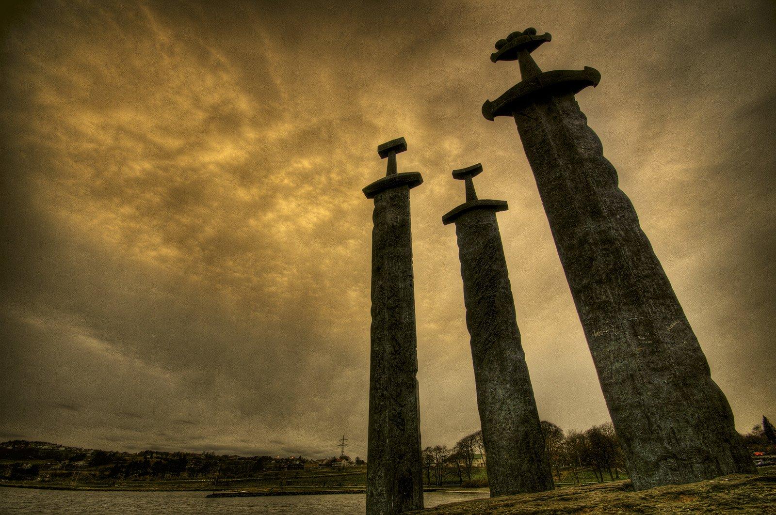 1600x1063 Stavanger Swords Monument HD Wallpaper and Background Image