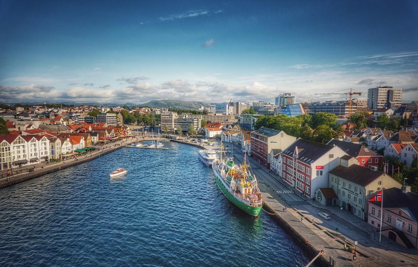 1332x850 Wallpaper ships, pier, Stavanger, Norvegia image for desktop, section город