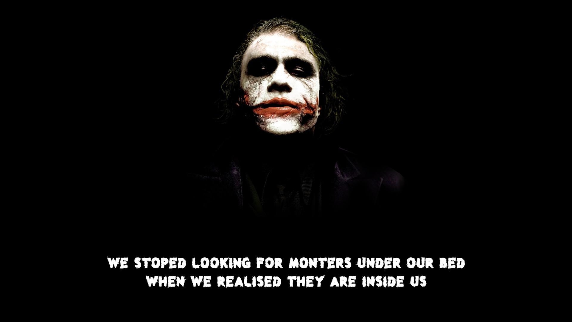 1920x1080 #typo, #The Dark Knight, #Joker, #quote, wallpaper HD Wallpaper