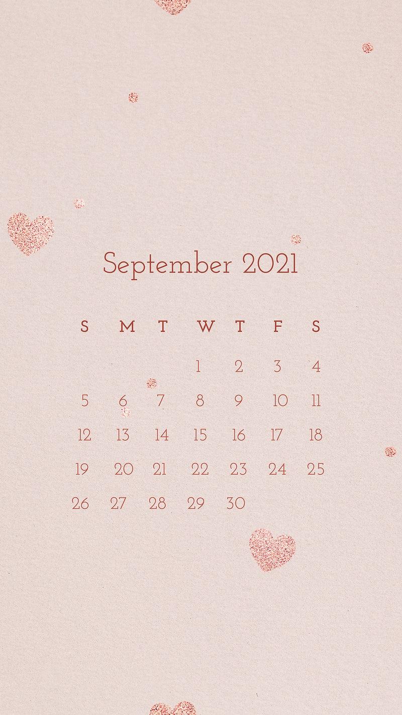 800x1422 September 2021 Calendar Wallpaper Image Wallpaper