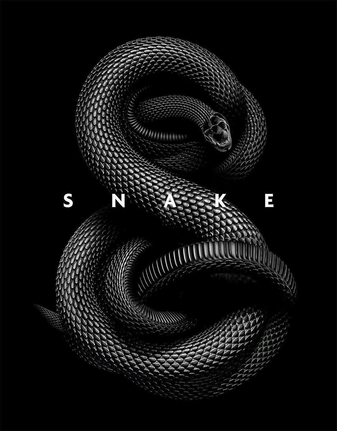 1124x1440 Black Mamba Snake 3D Android Full HD Wallpaper