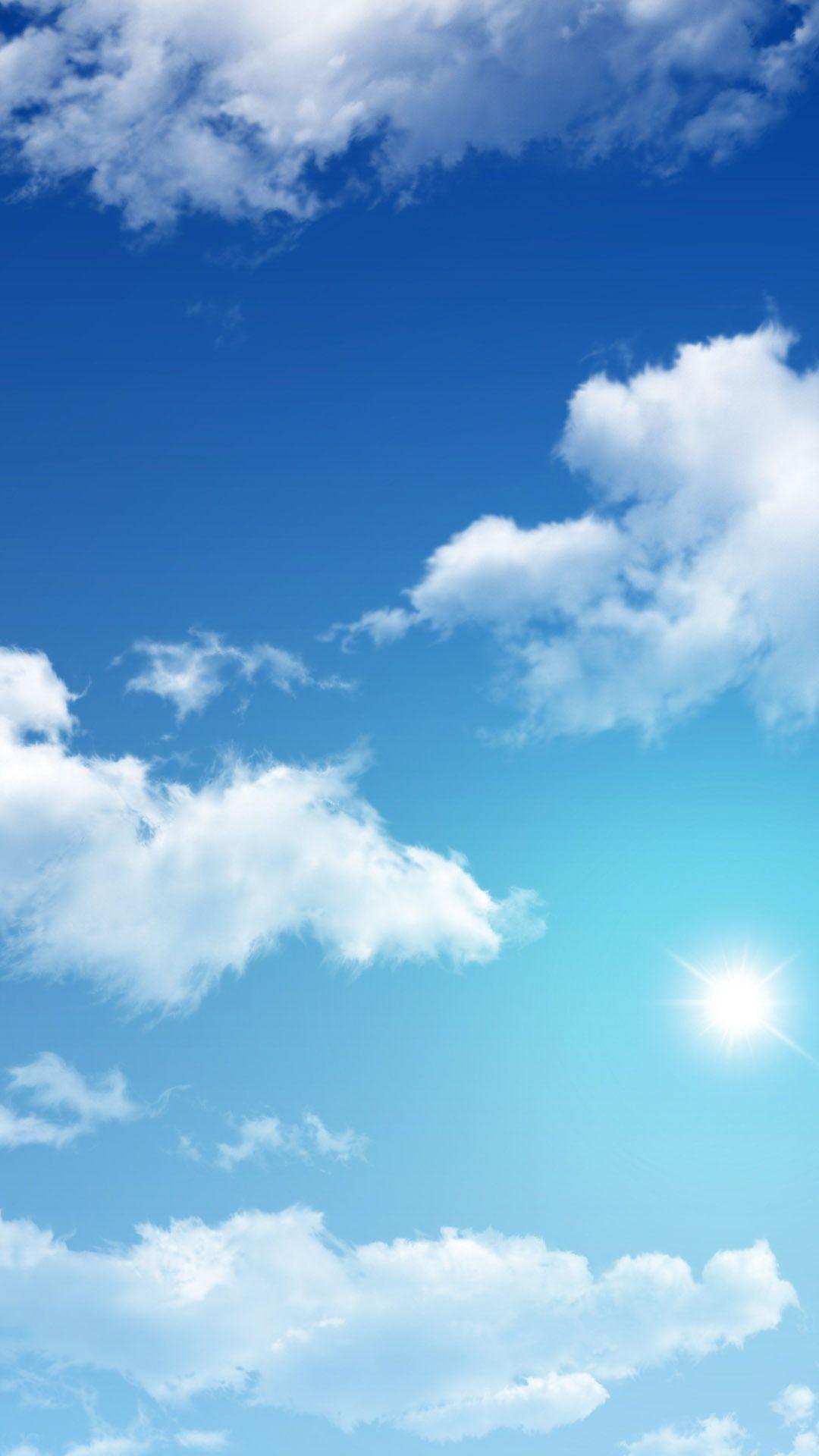 1080x1920 Sunny Sky Wallpaper