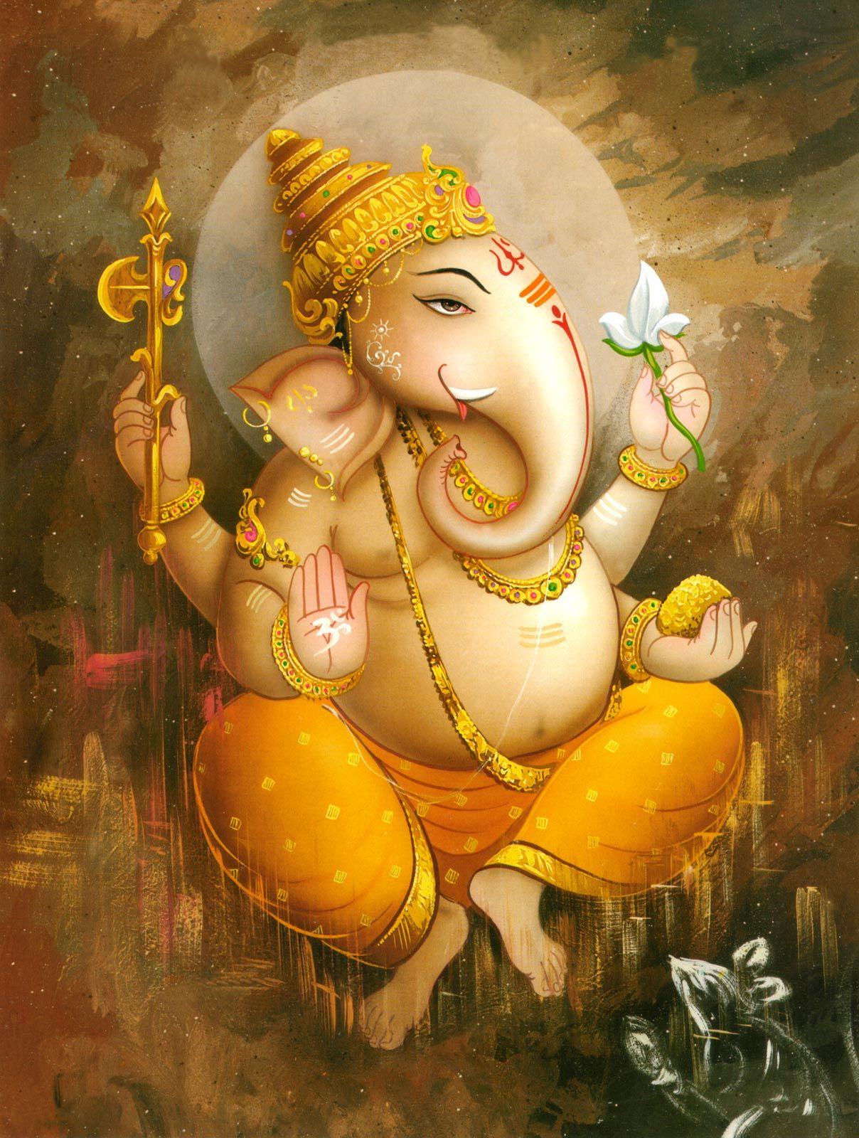 1208x1600 Vinayagar HD iPhone Wallpaper