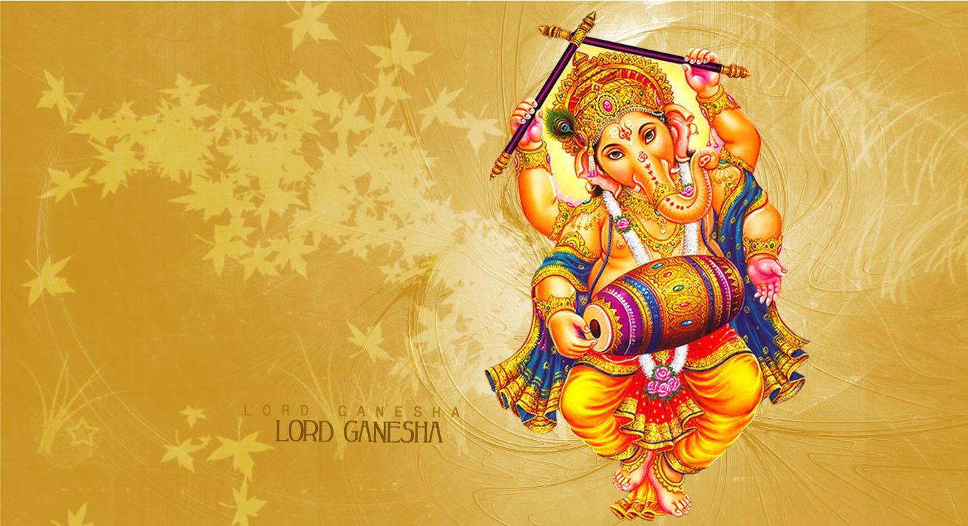 1361x740 Vinayagar Image Wishes With Ganesha