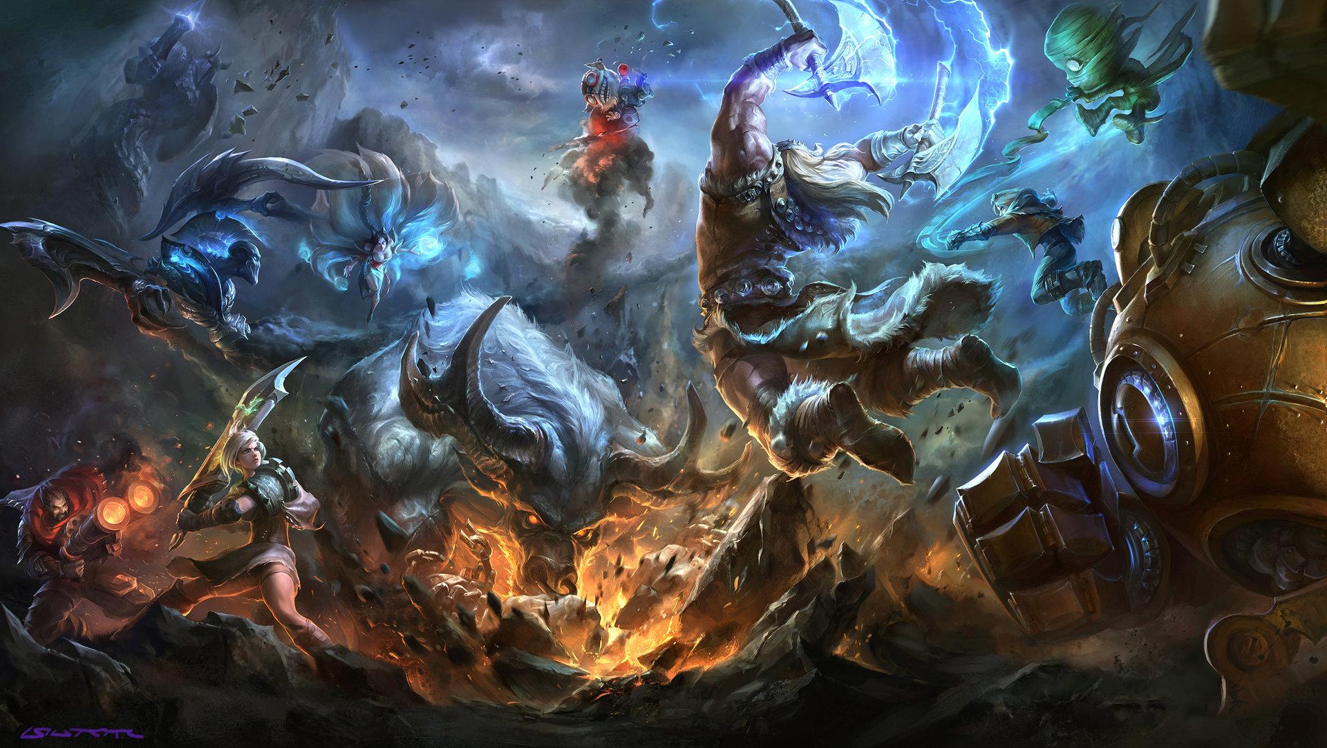 League of Legends Art Wallpapers - Top Free League of Legends Art  Backgrounds - WallpaperAccess