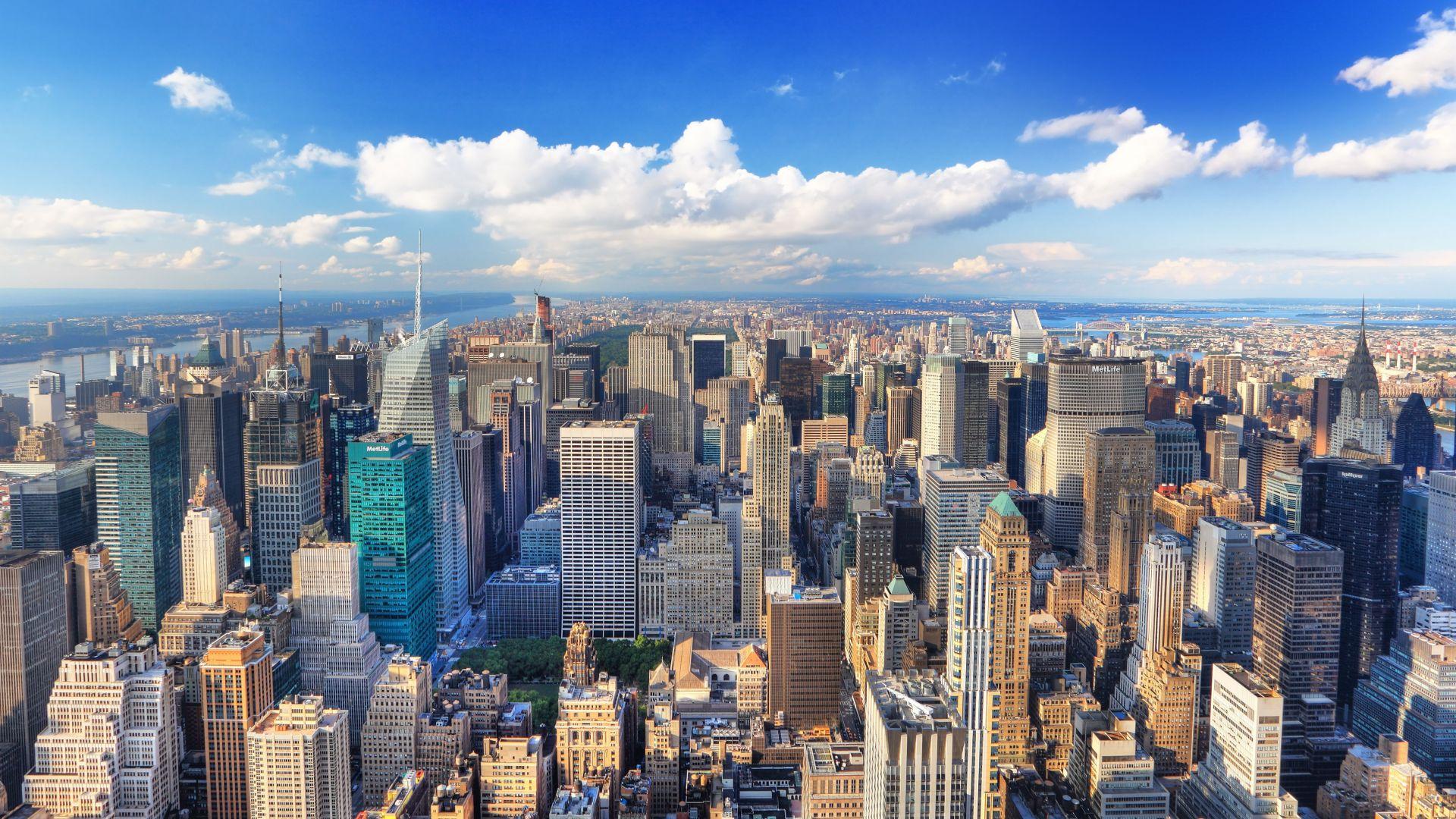 1920x1080 Desktop Wallpaper Buildings, Skyline, New York, City, HD Image, Picture, Background, Xx7uxu