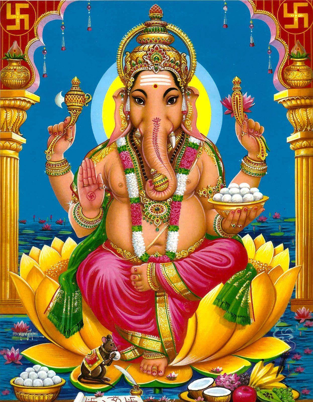 1245x1600 Karpaga Vinayagar Wallpaper