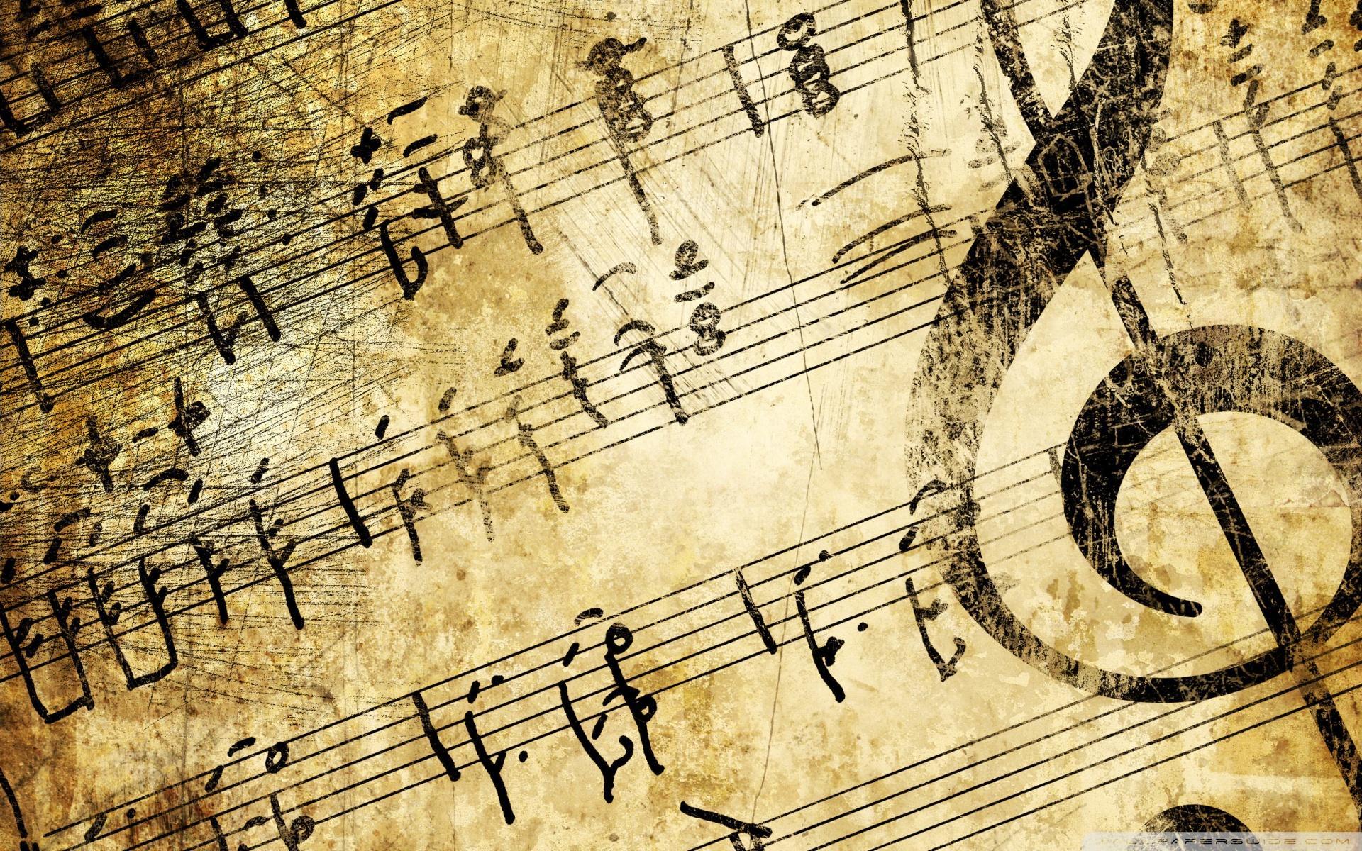 1920x1200 Music Note Sign