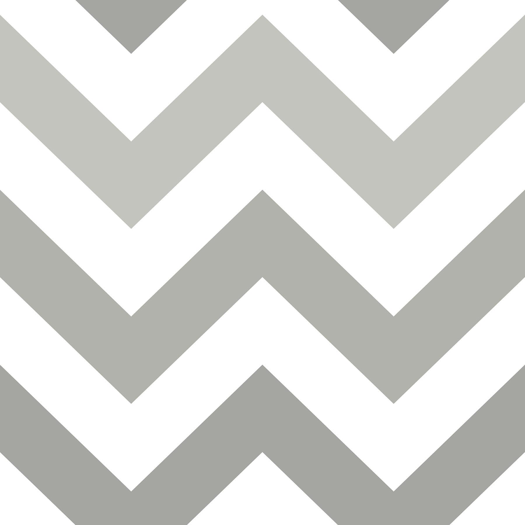 1800x1800 NuWallpaper by Brewster NU1934 Zig Zag Grey Peel & Stick Wallpaper Savvy Decorator