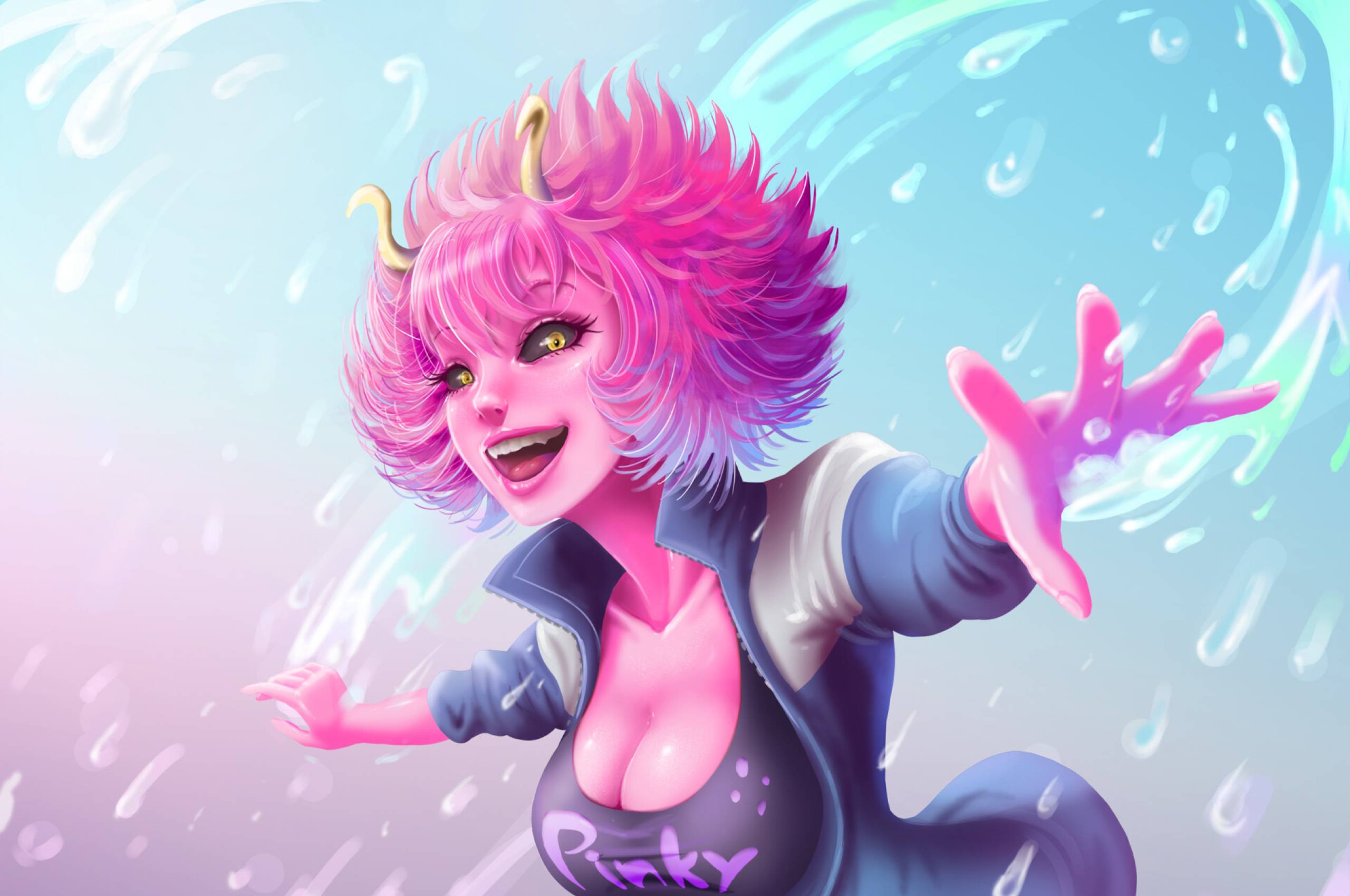 2560x1700 Mina Ashido My Hero Academia Chromebook Pixel Wallpaper, HD Anime 4K Wallpaper, Image, Photo and Background