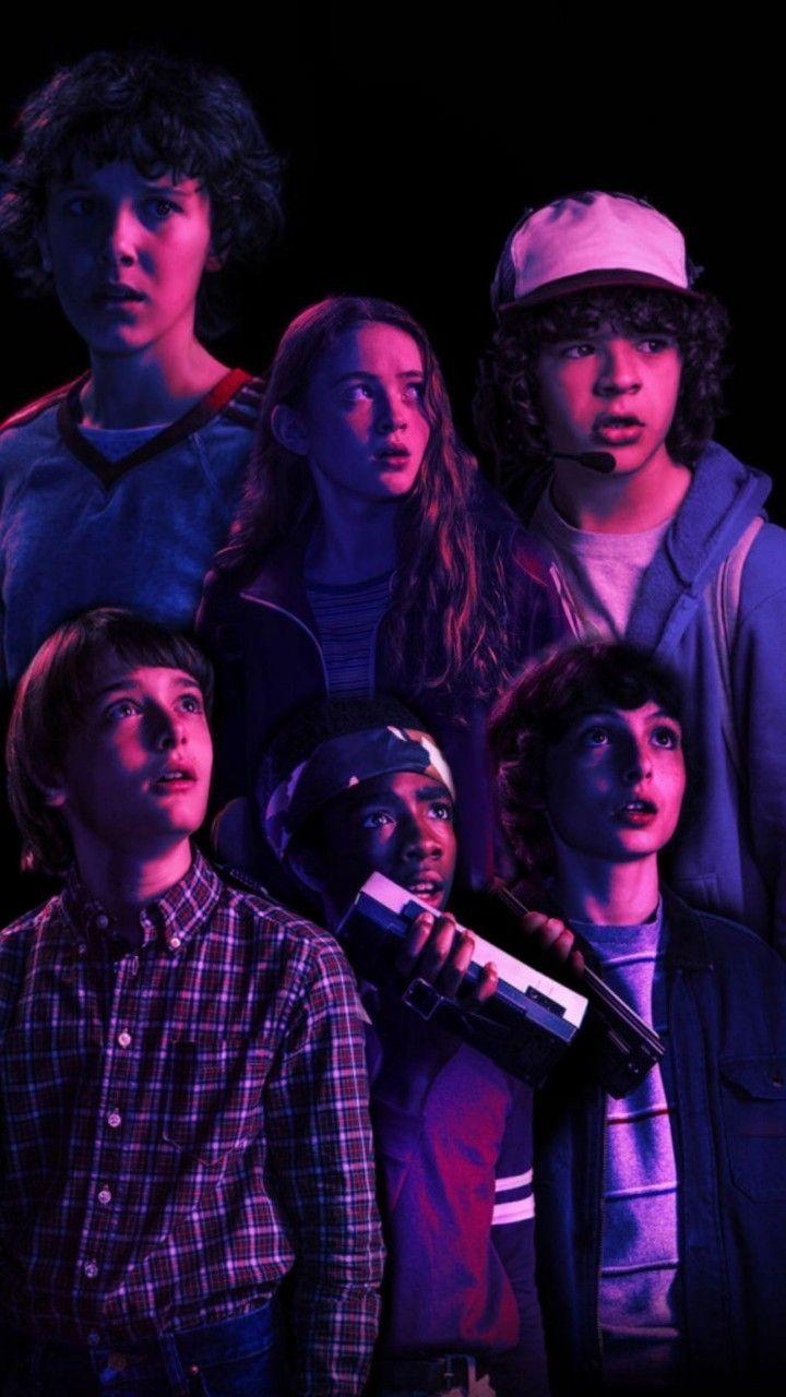 720x1280 Stranger Things Characters Wallpaper