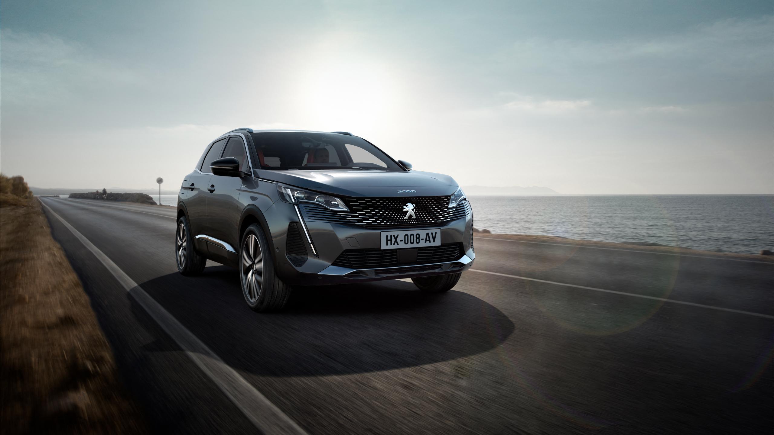 2560x1440 Peugeot 3008 GT 2021. Desktop wallpaper. 2560x1440