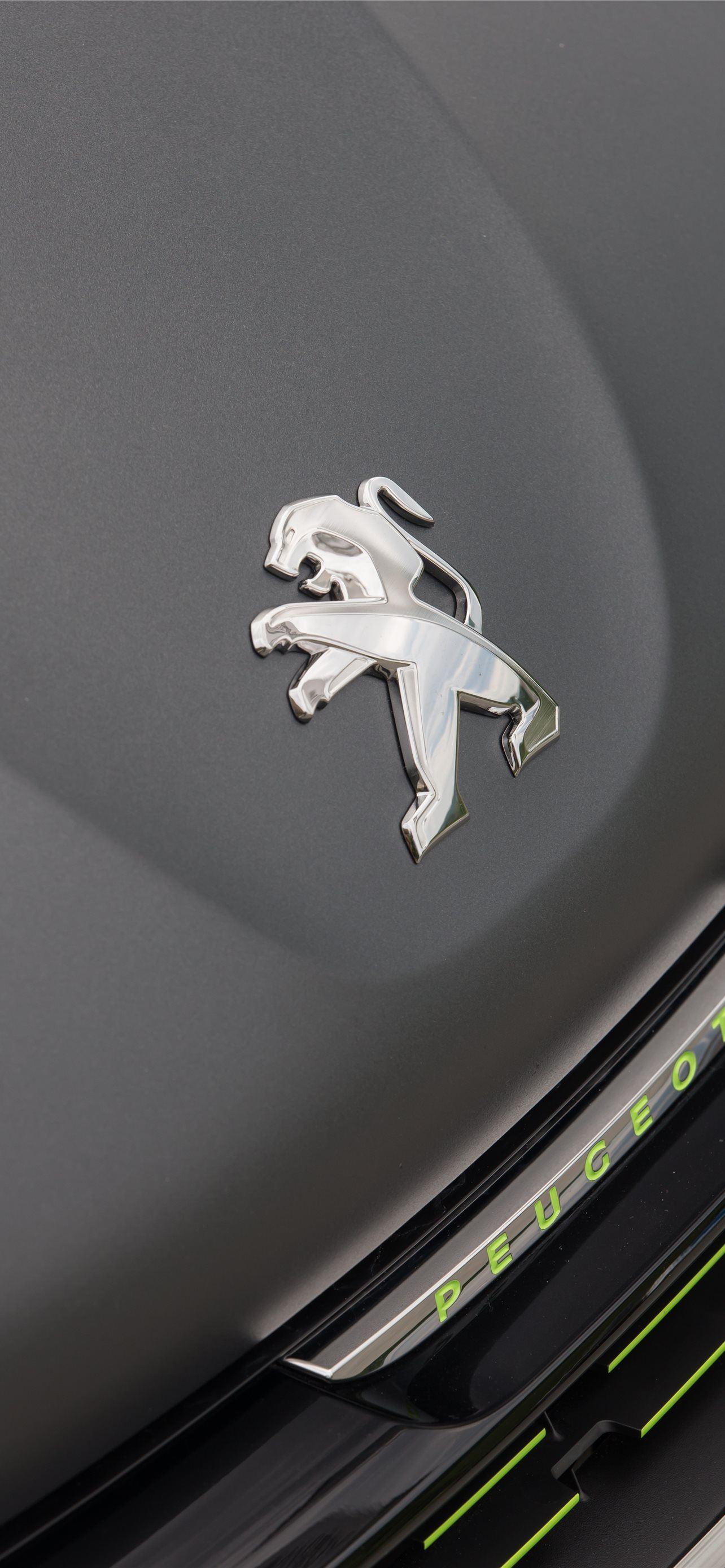 1284x2778 peugeot logo iPhone Wallpaper Free Download