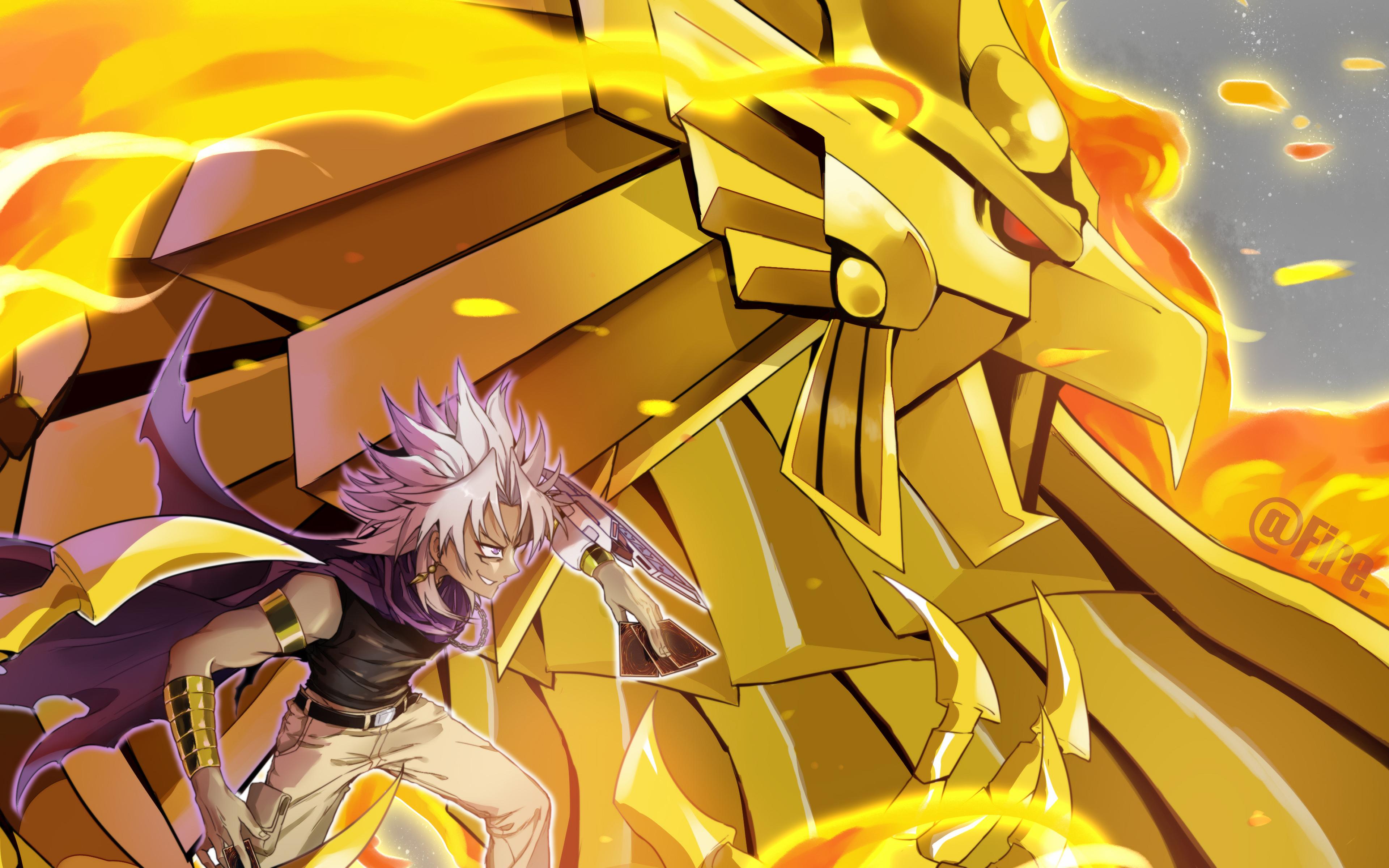 3840x2400 Download Wallpaper Ryou Bakura, Battle, Monster, 4k, Manga, Yu Gi Oh For Desktop With Resolution 3840x2400. High Quality HD Picture Wallpaper