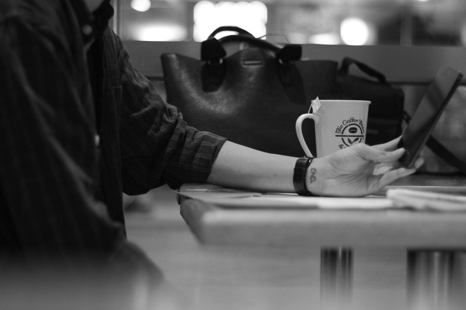 1600x1066 Person Black And White Coffee Business Adult Indoors Wallpaper.com. Best High Quality Wallpaper