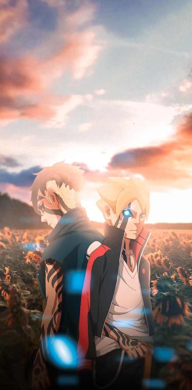 630x1280 Kawaki Boruto Karma wallpaper