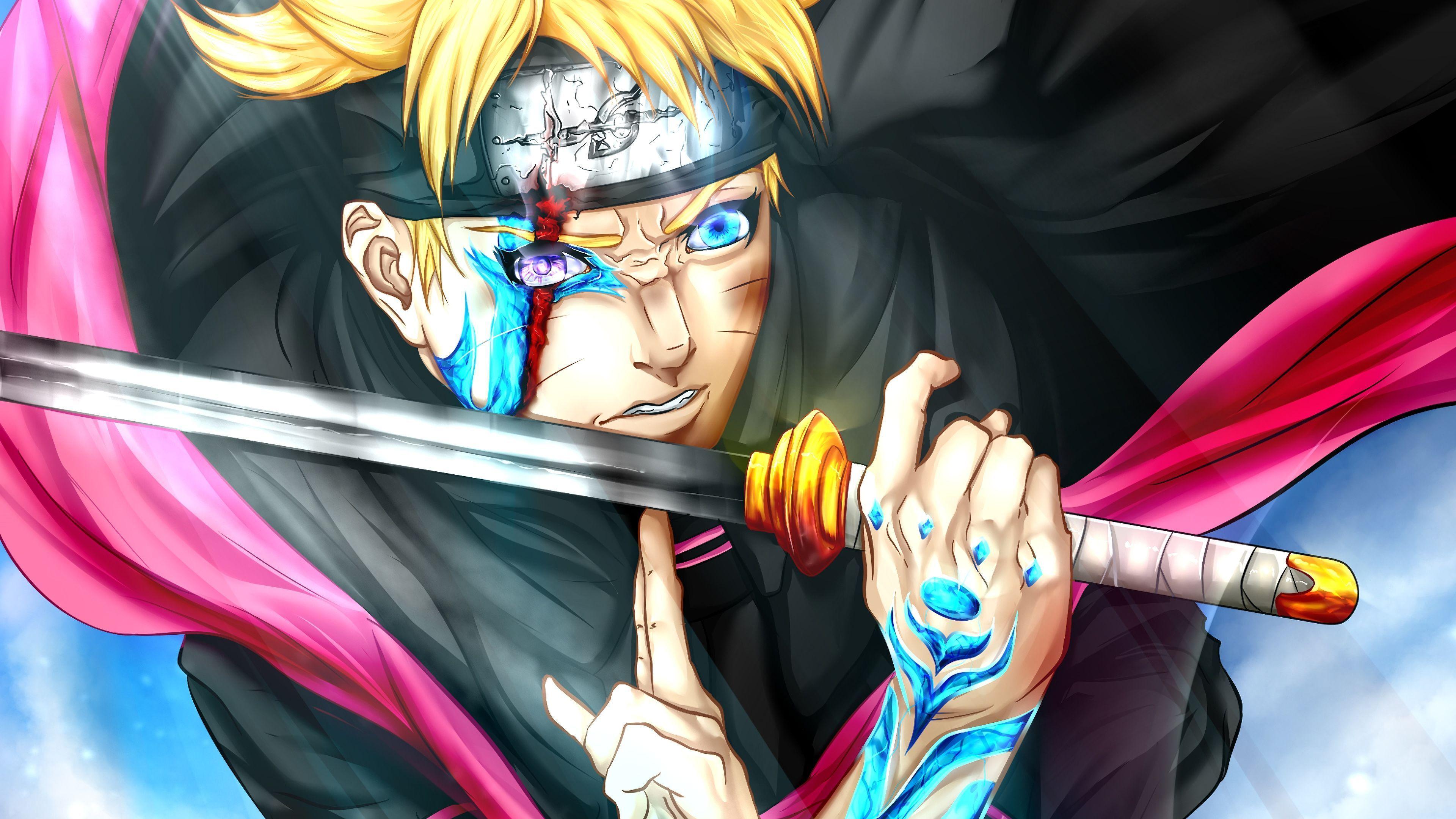 3840x2160 boruto karma, Naruto uzumaki, Anime