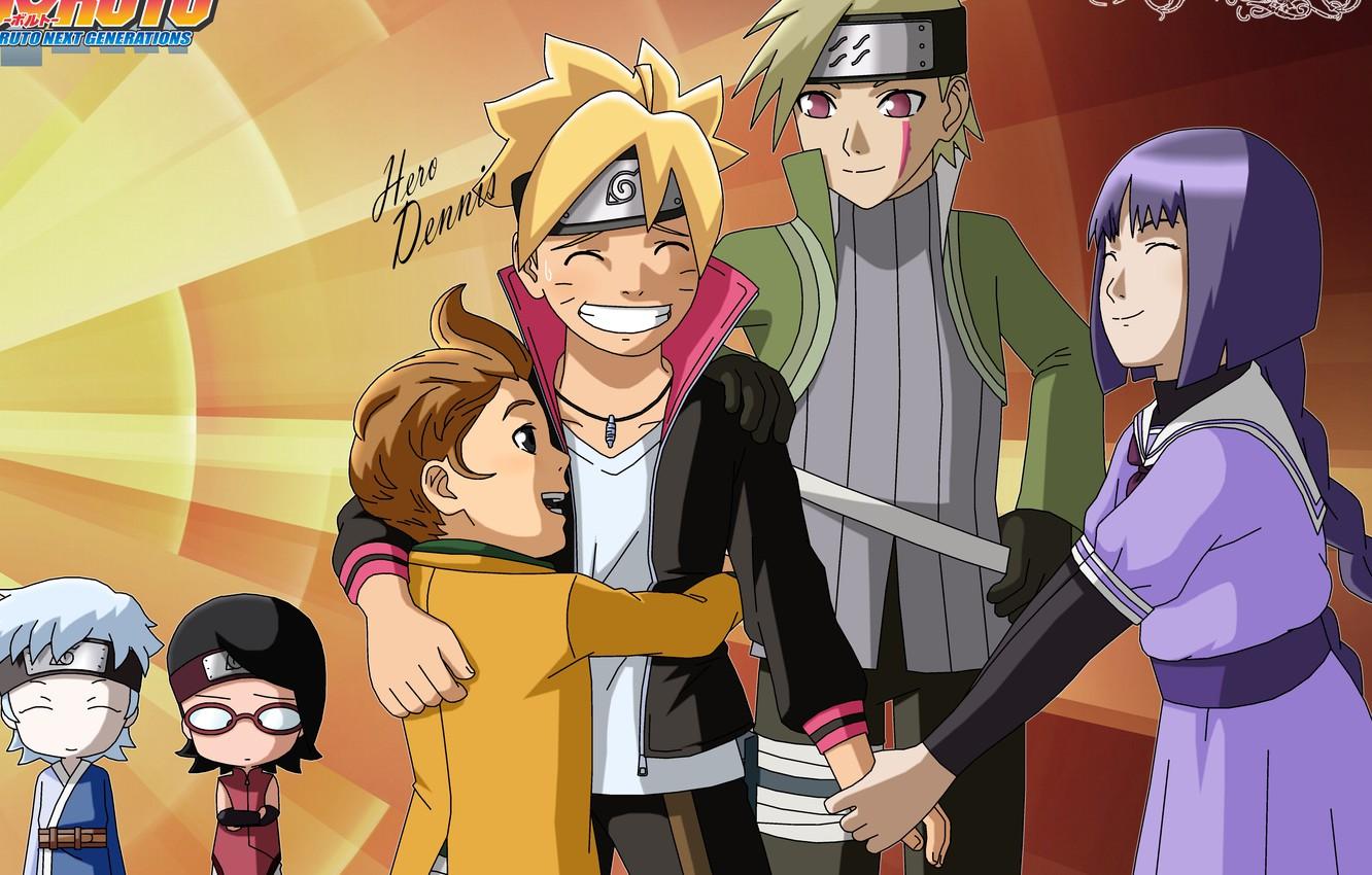 1332x850 Wallpaper anime, ninja, manga, shinobi, hitaiate, kunoichi, Boruto, japonese, Boruto: The Next Generations image for desktop, section сёнэн
