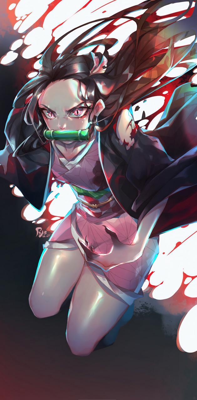 630x1280 Nezuko Kamado wallpaper