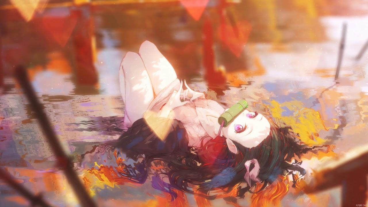 1280x720 Kimetsu no Yaiba. Nezuko Kamado [wallpaper]