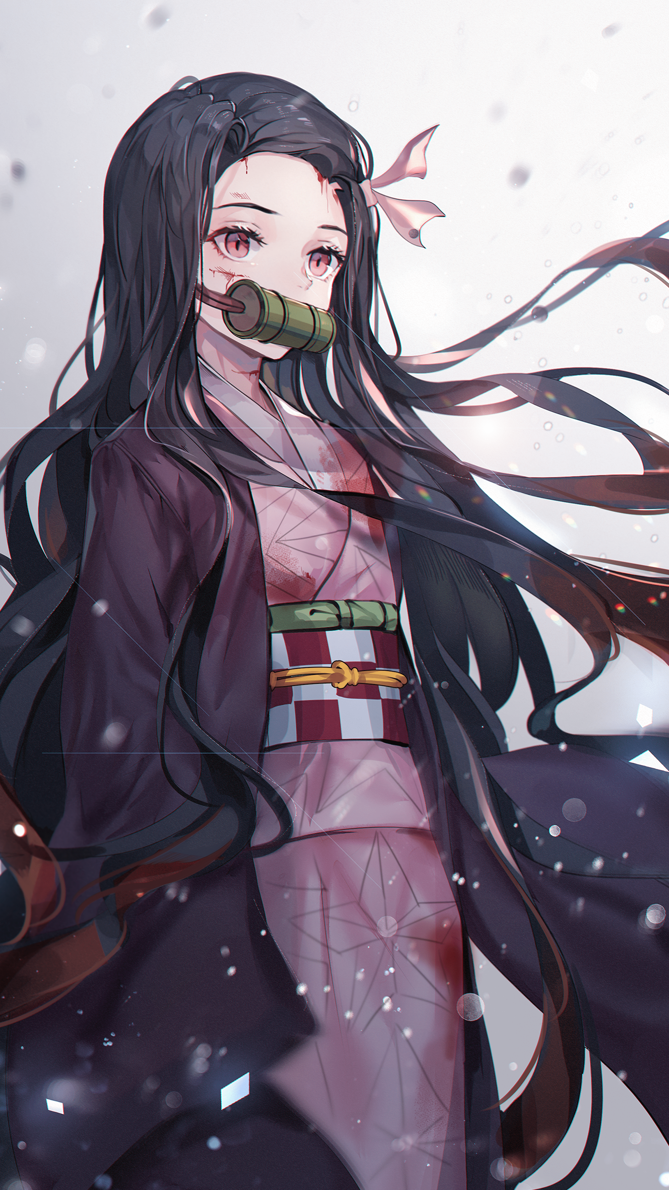 2250x4000 Demon Slayer Nezuko Wallpaper