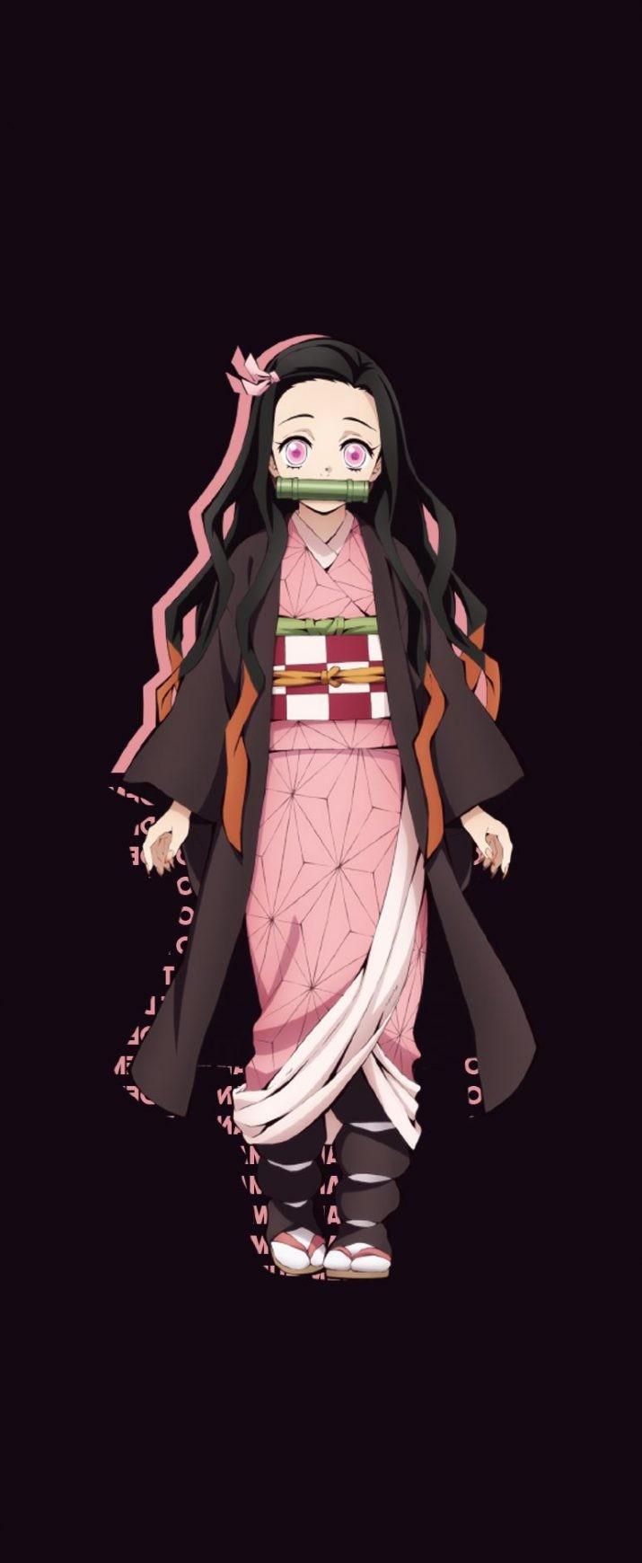 715x1740 Nezuko Wallpaper