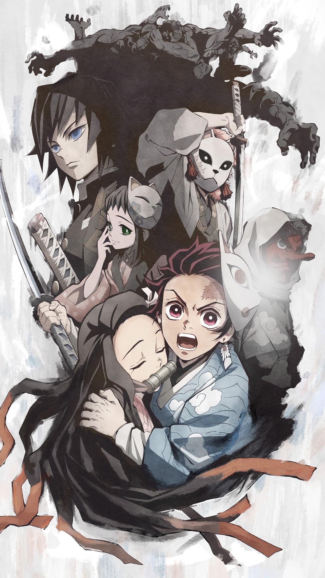 1080x1920 Kimetsu no Yaiba, Characters, Tanjirou Kamado, Nezuko Kamado, 8K phone HD Wallpaper, Image, Background, Photo and Picture. Mocah HD Wallpaper